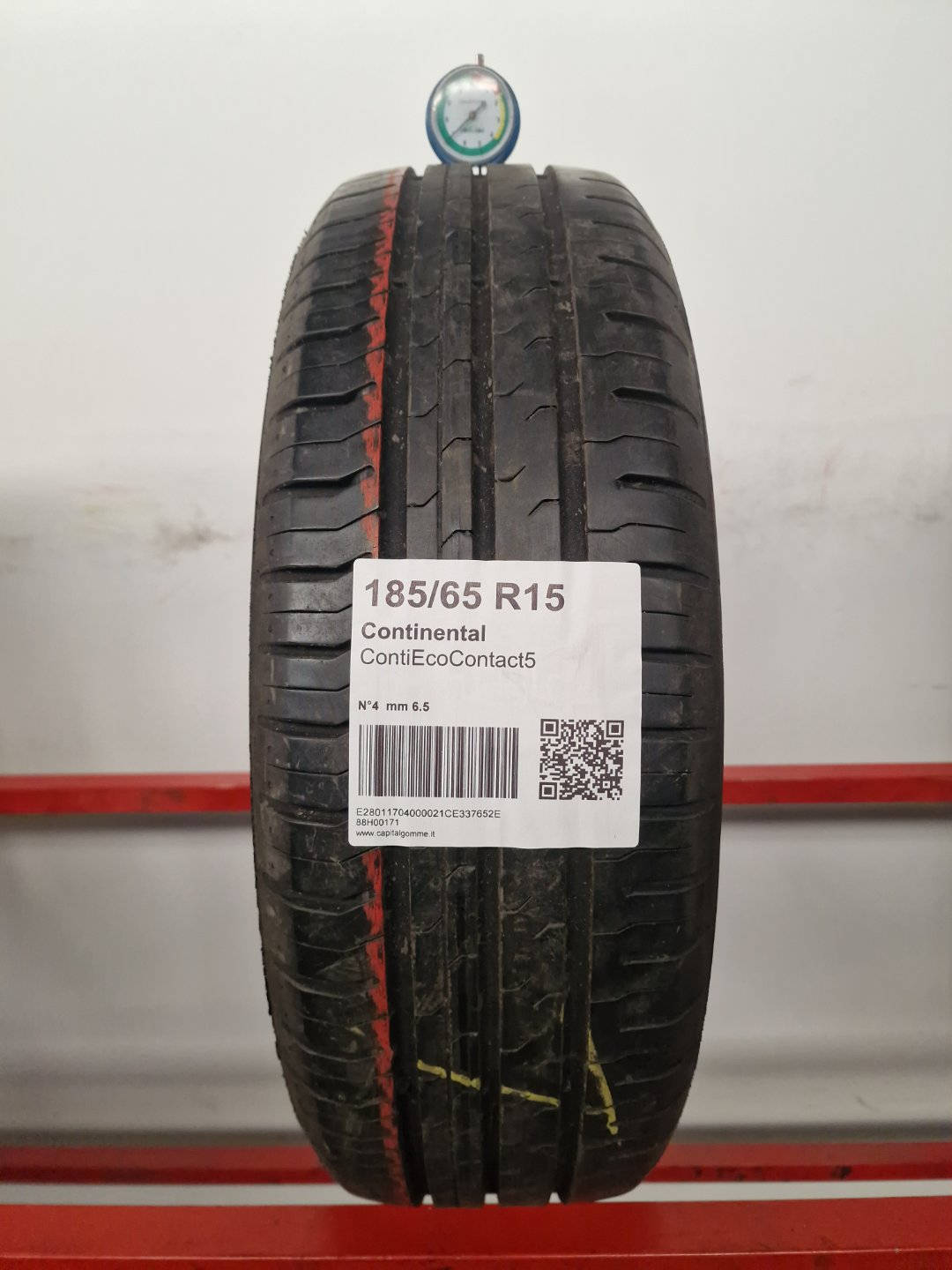 Gomma usata Continental ContiEcoContact5 185/65 R15 Estiva - Capital Gomme