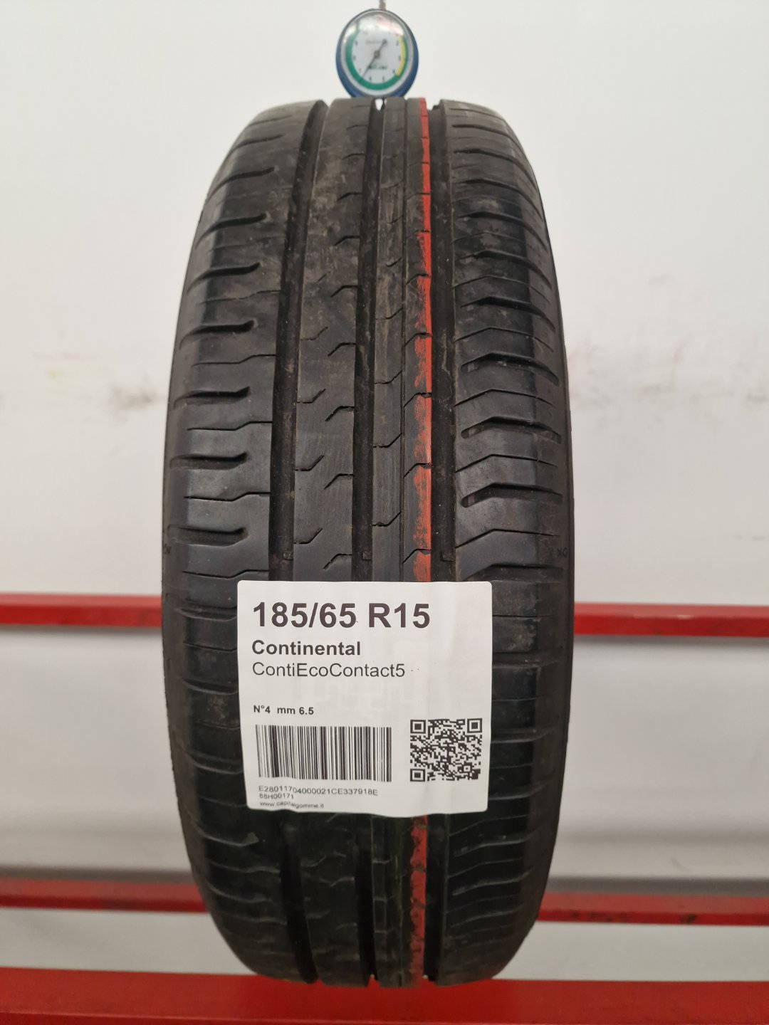 Gomma usata Continental ContiEcoContact5 185/65 R15 Estiva - Capital Gomme