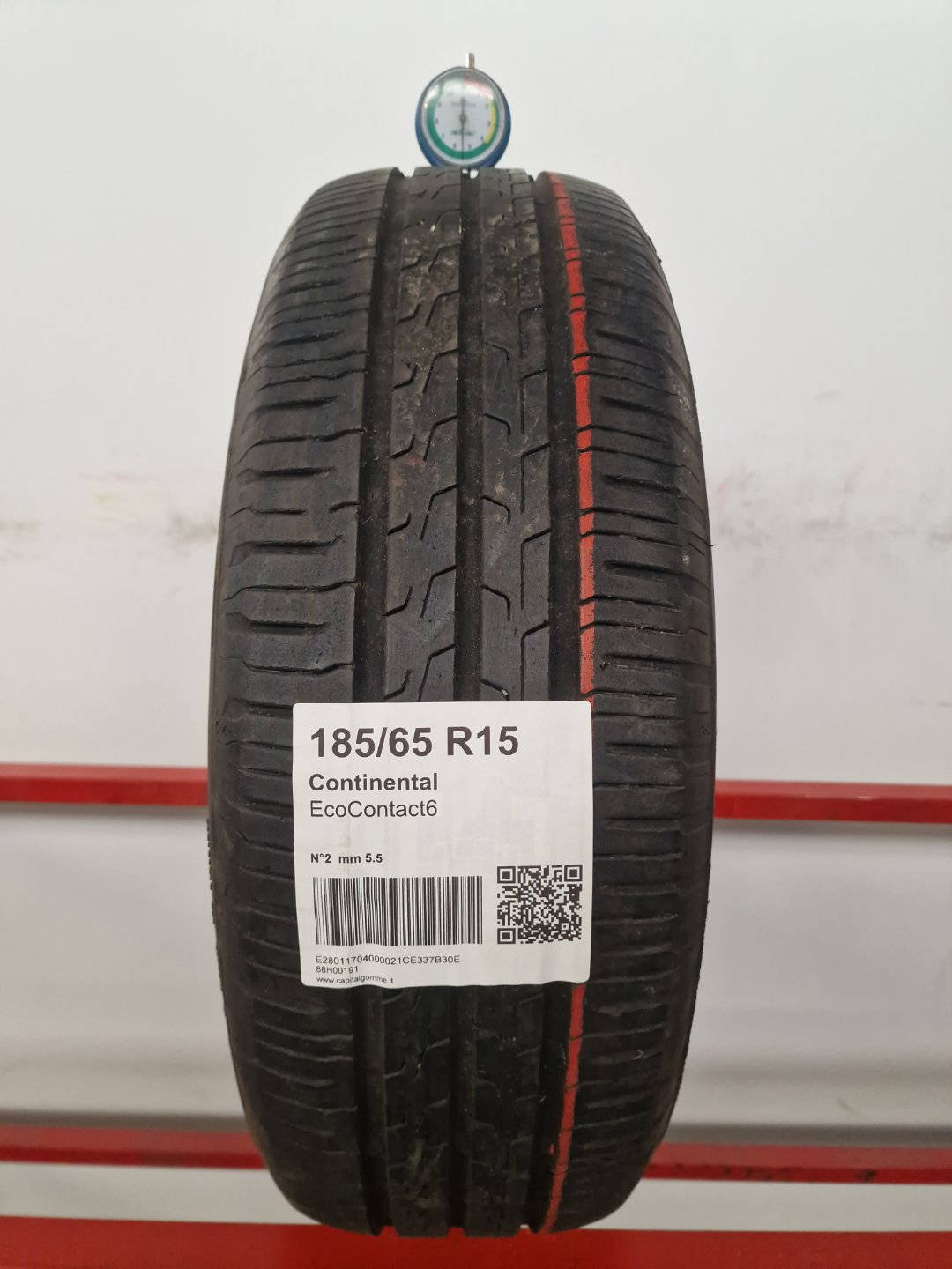 Gomma usata Continental EcoContact6 185/65 R15 Estiva - Capital Gomme