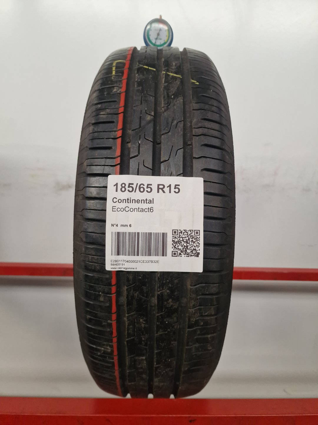 Gomma usata Continental EcoContact6 185/65 R15 Estiva - Capital Gomme