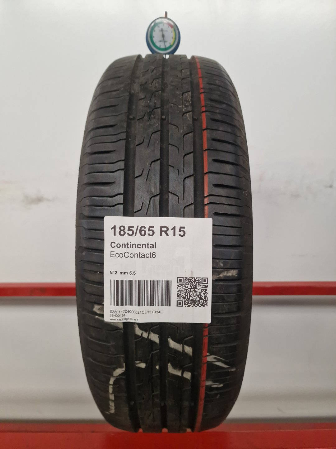 Gomma usata Continental EcoContact6 185/65 R15 Estiva - Capital Gomme