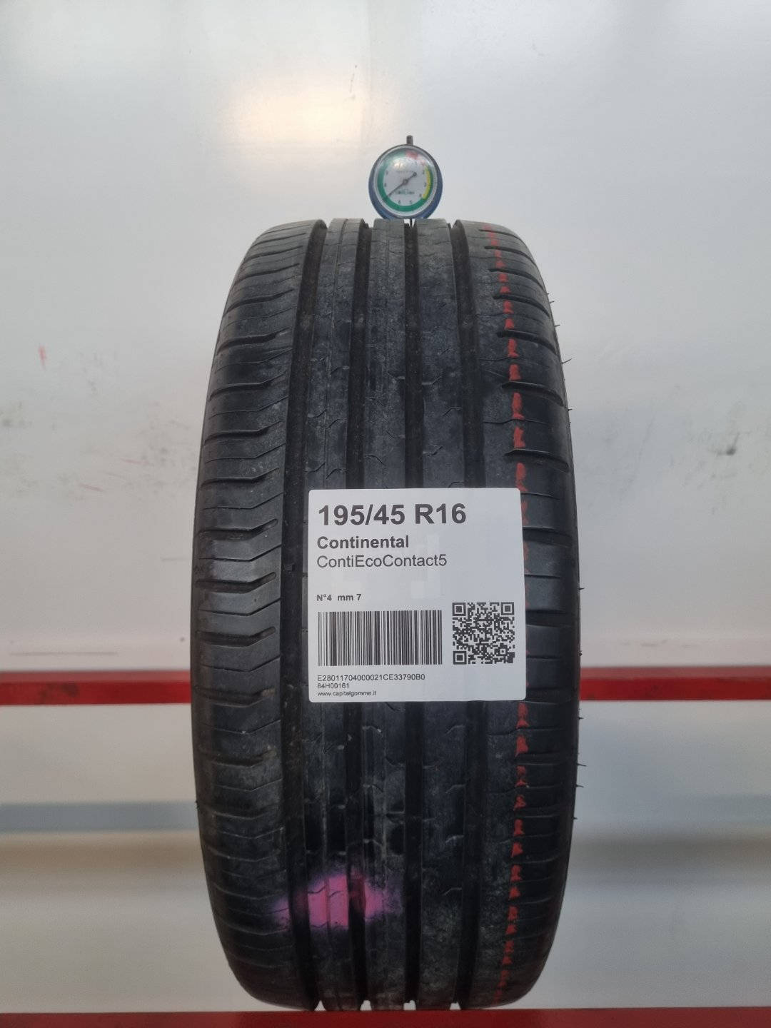 Gomma usata Continental ContiEcoContact5 195/45 R16 Estiva - Capital Gomme