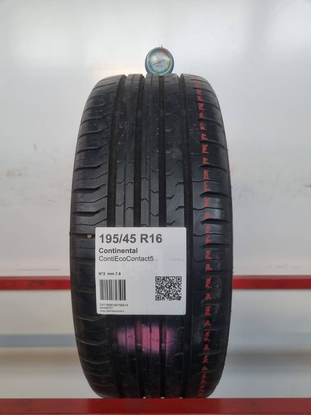 Gomma usata Continental ContiEcoContact5 195/45 R16 Estiva - Capital Gomme