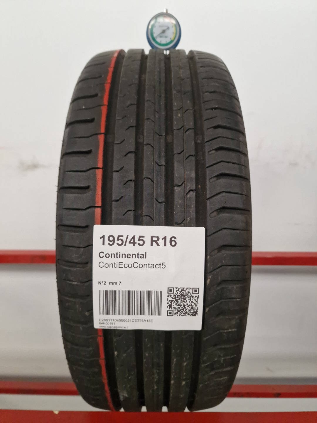 Gomma usata Continental ContiEcoContact5 195/45 R16 Estiva - Capital Gomme