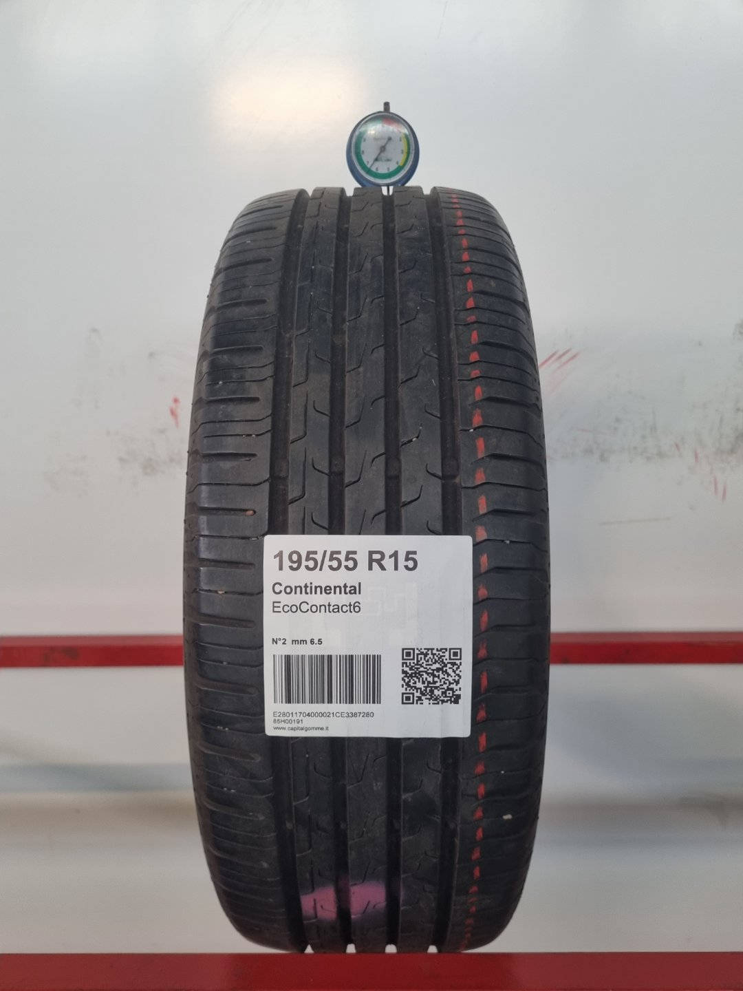 Gomma usata Continental EcoContact6 195/55 R15 Estiva - Capital Gomme