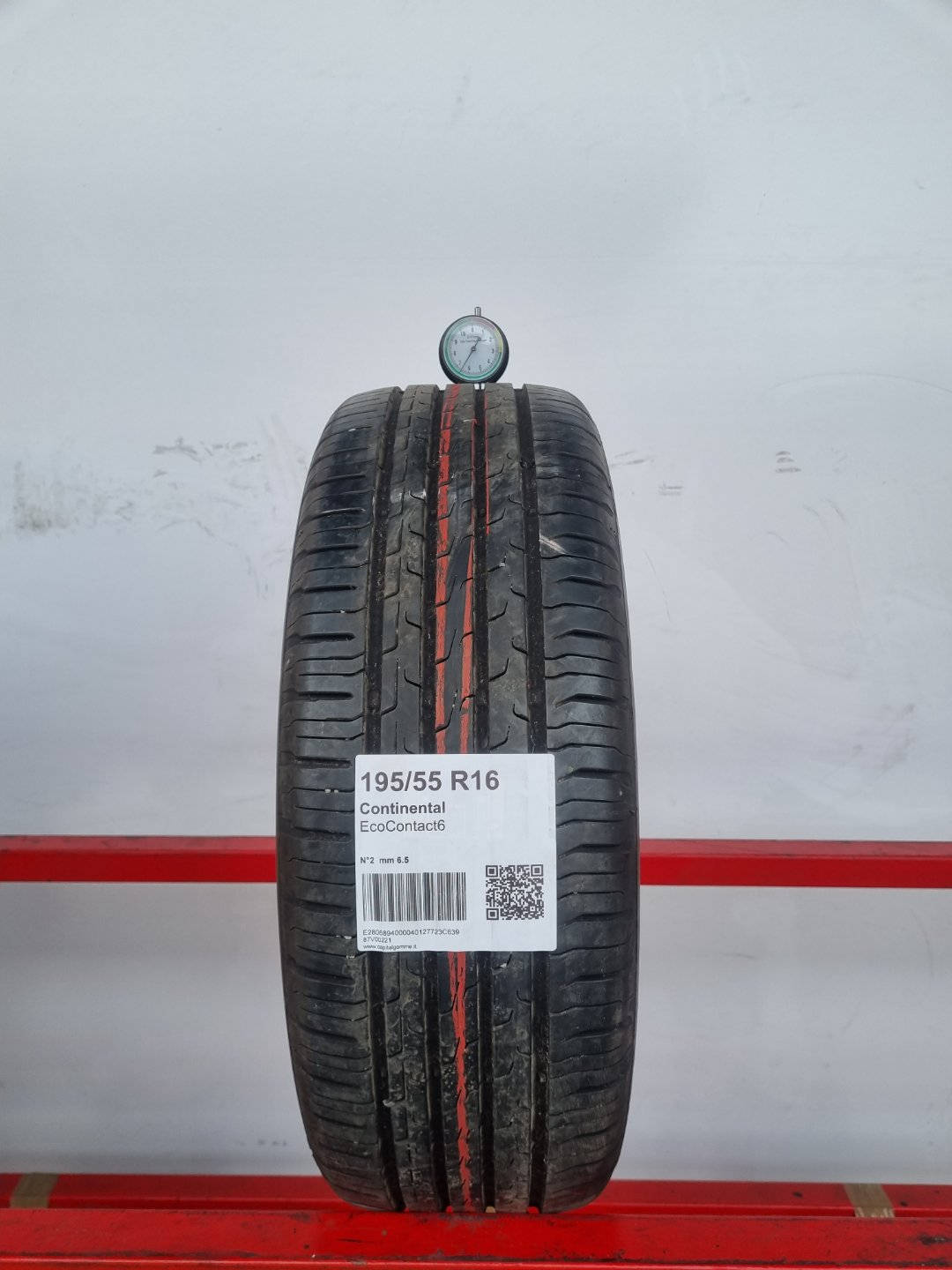Gomma usata Continental EcoContact6 195/55 R16 Estiva - Capital Gomme