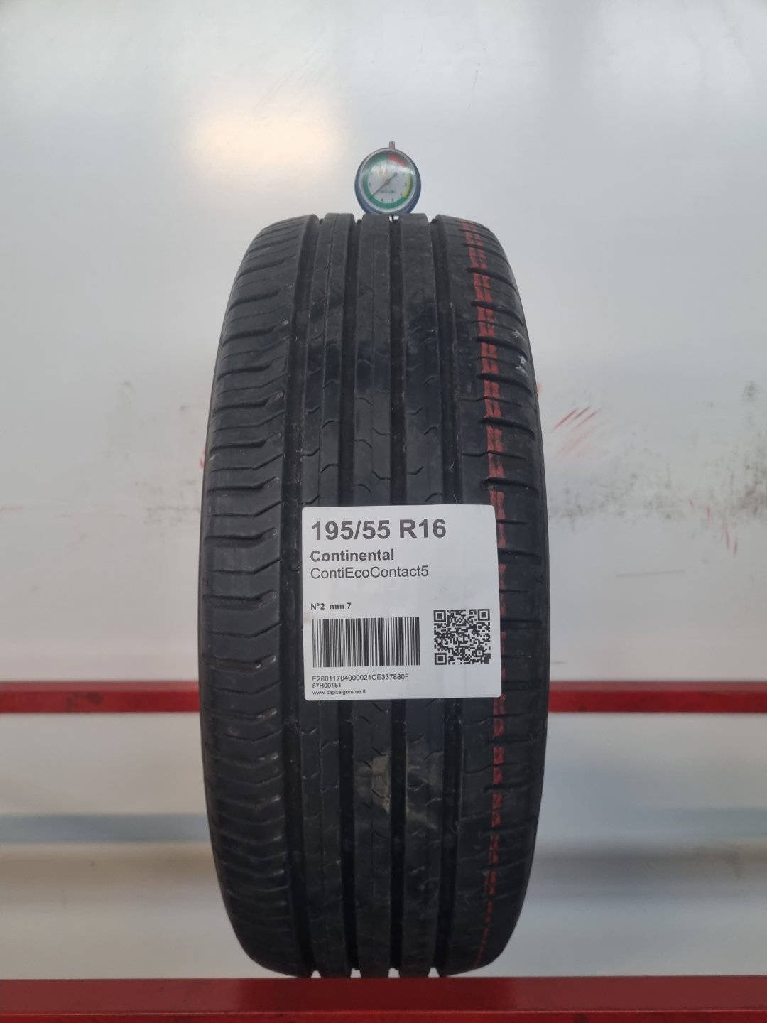 Gomma usata Continental ContiEcoContact5 195/55 R16 Estiva - Capital Gomme