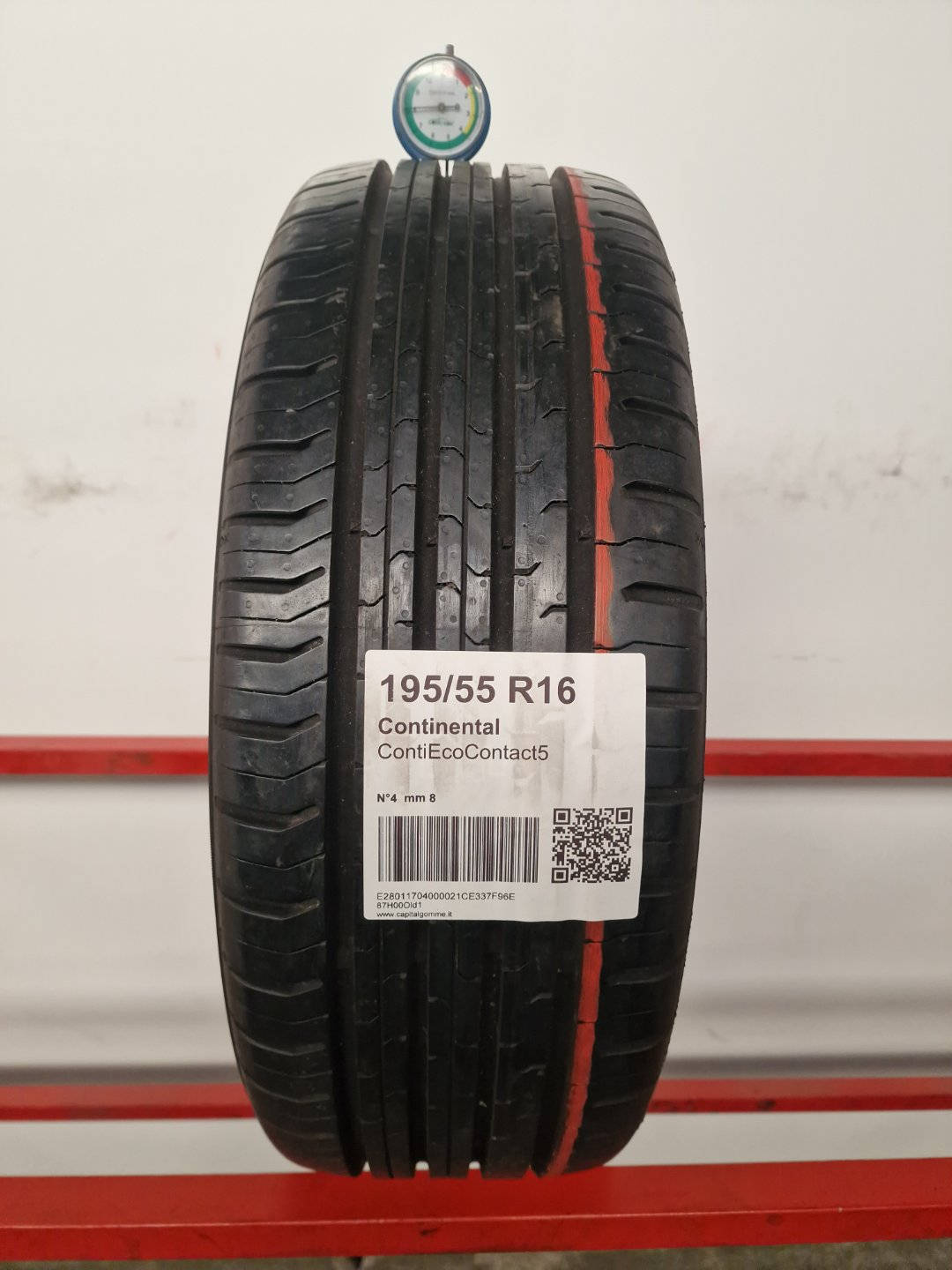 Gomma usata Continental ContiEcoContact5 195/55 R16 Estiva - Capital Gomme