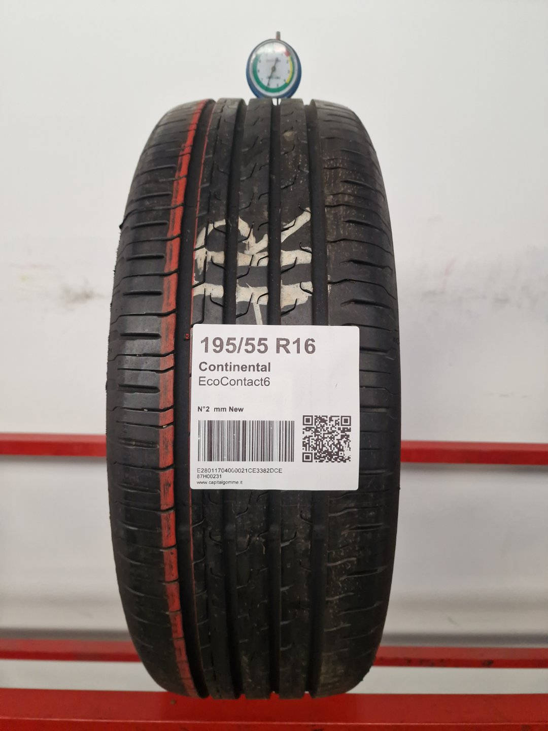 Gomma usata Continental EcoContact6 195/55 R16 Estiva - Capital Gomme