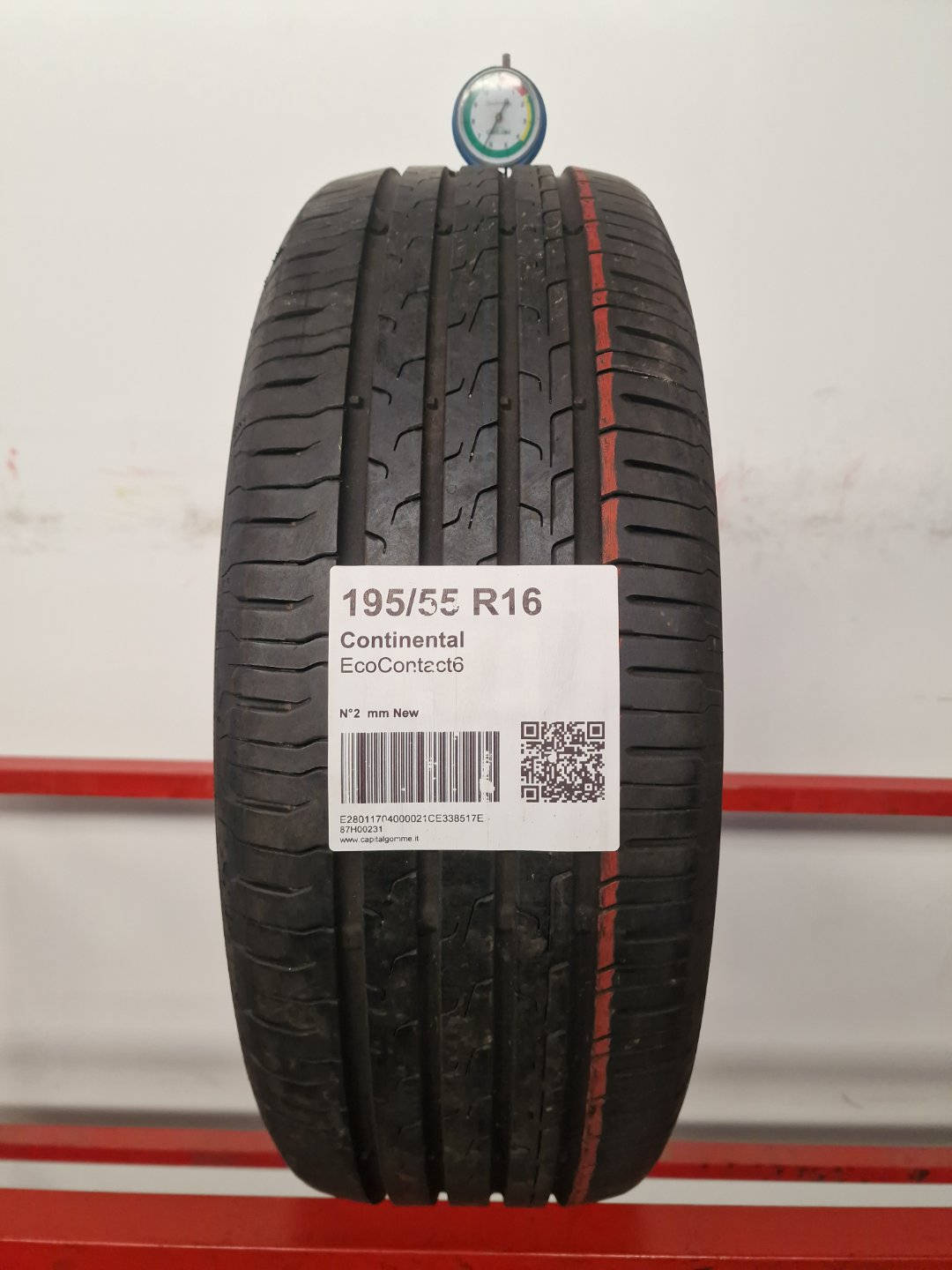 Gomma usata Continental EcoContact6 195/55 R16 Estiva - Capital Gomme