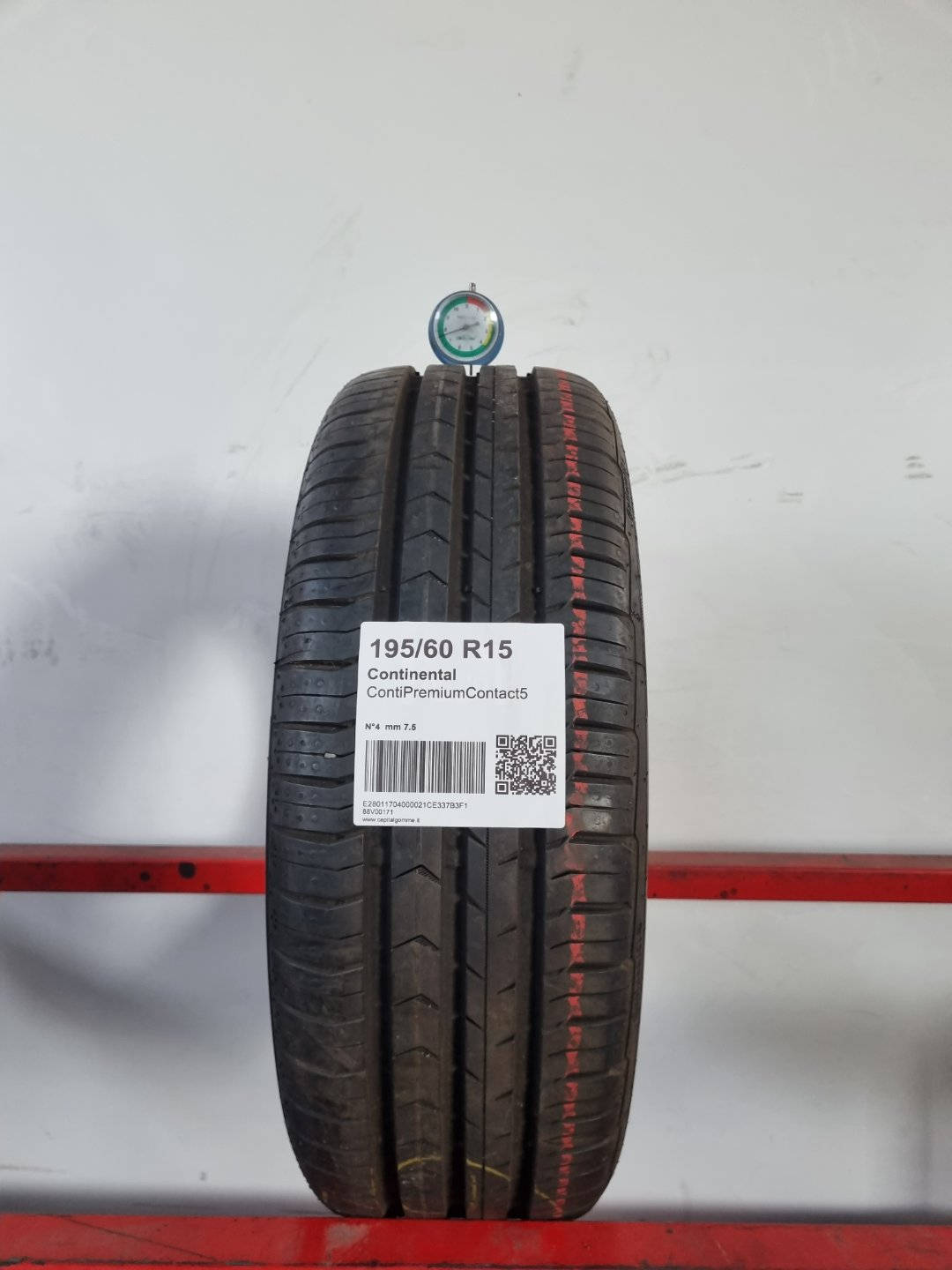 Gomma usata Continental ContiPremiumContact5 195/60 R15 Estiva - Capital Gomme