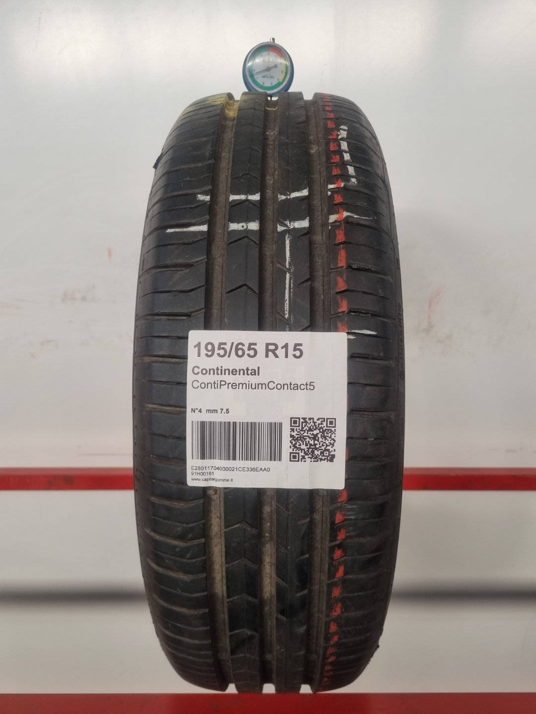 Gomma usata Continental ContiPremiumContact5 195/65 R15 Estiva - Capital Gomme