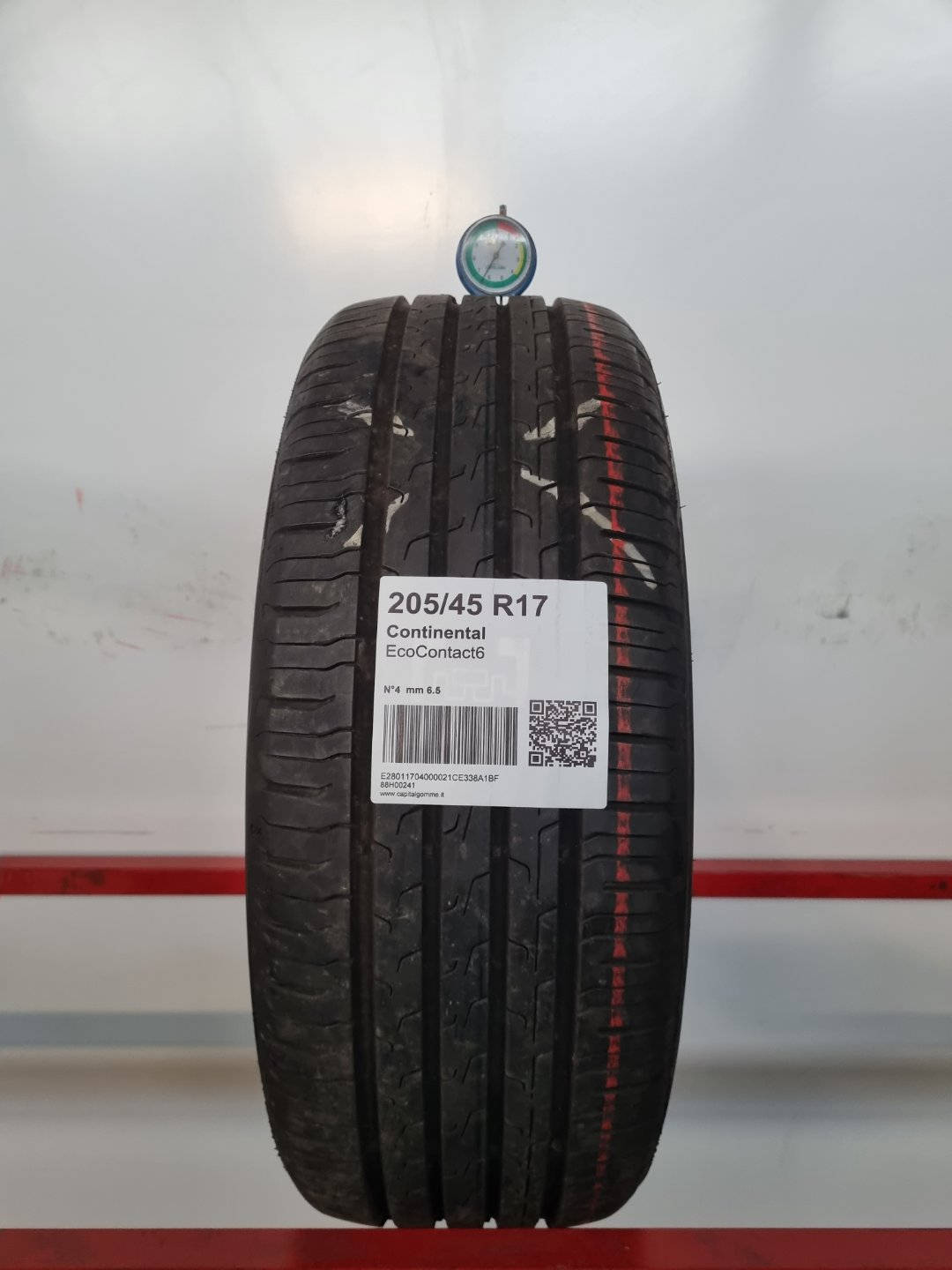 Gomma usata Continental EcoContact6 205/45 R17 Estiva - Capital Gomme