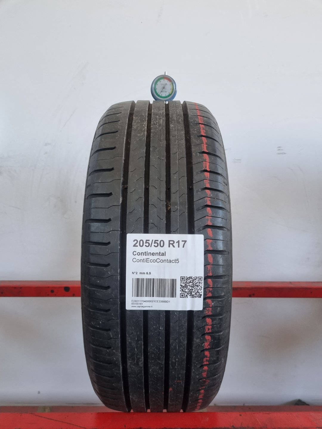 Gomma usata Continental ContiEcoContact5 205/50 R17 Estiva - Capital Gomme