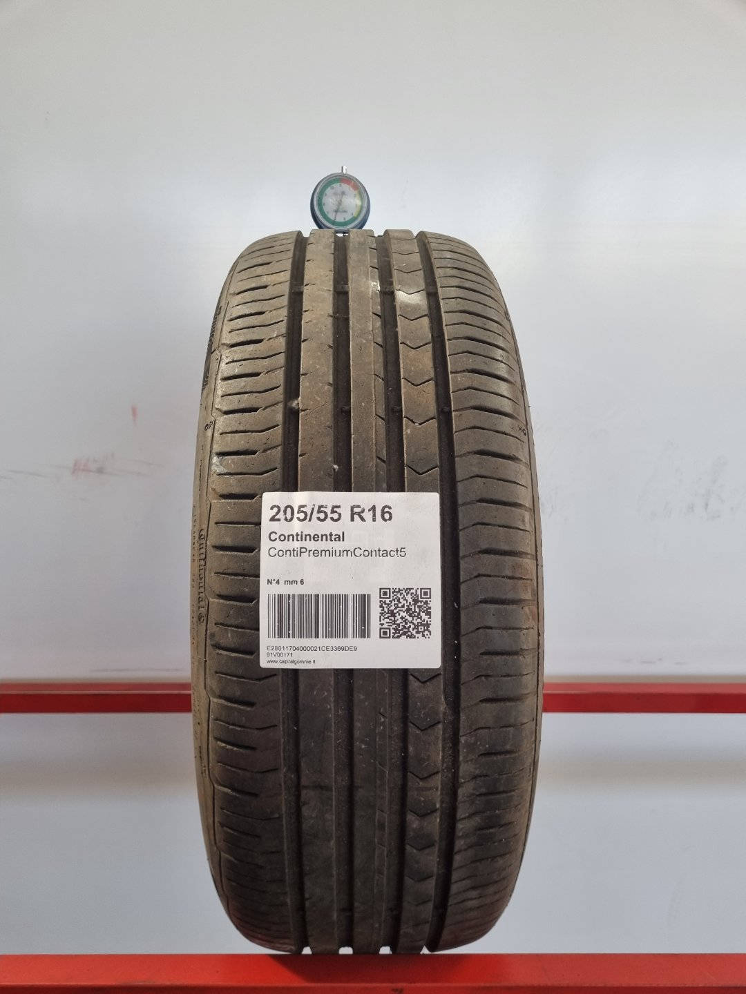 Gomma usata Continental ContiPremiumContact5 205/55 R16 Estiva - Capital Gomme