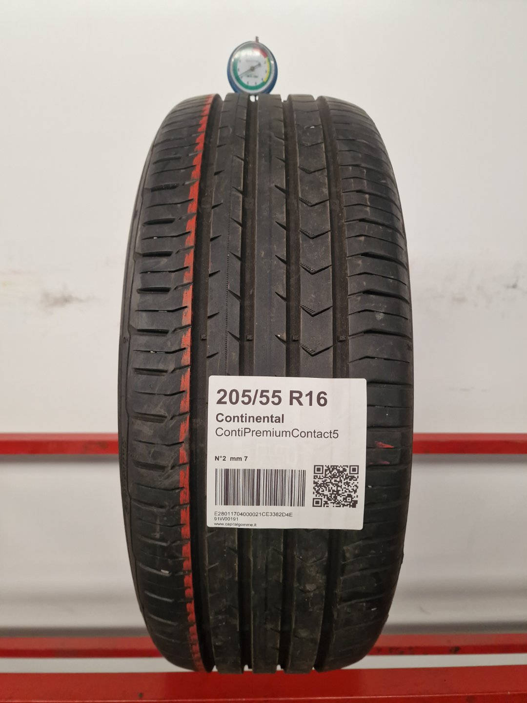Gomma usata Continental ContiPremiumContact5 205/55 R16 Estiva - Capital Gomme