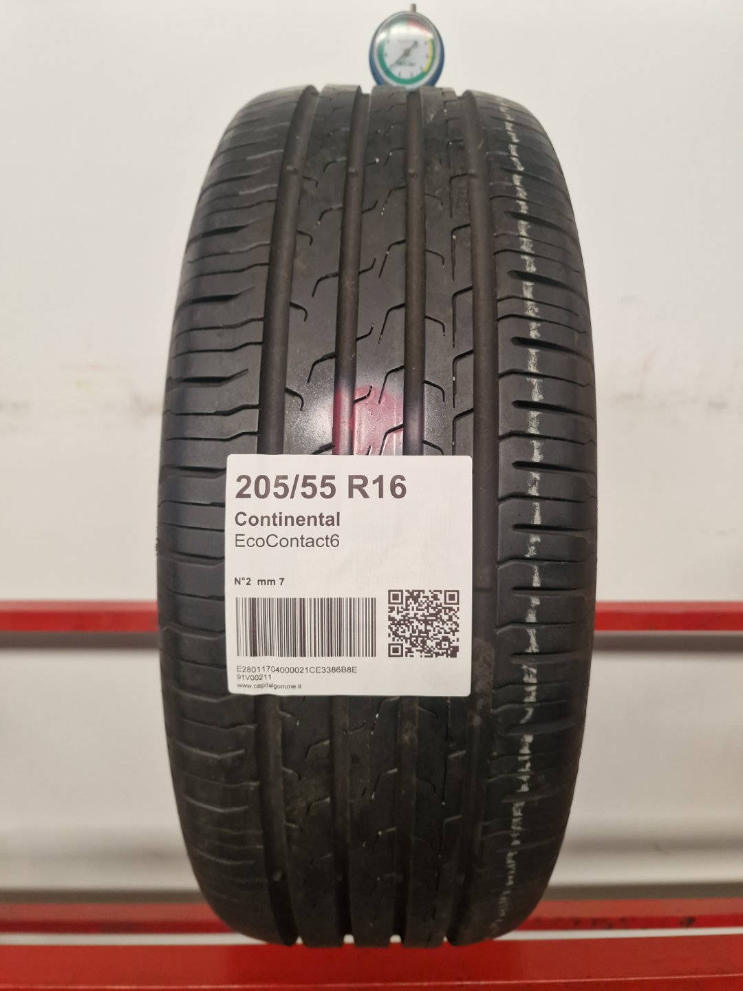 Gomma usata Continental EcoContact6 205/55 R16 Estiva - Capital Gomme