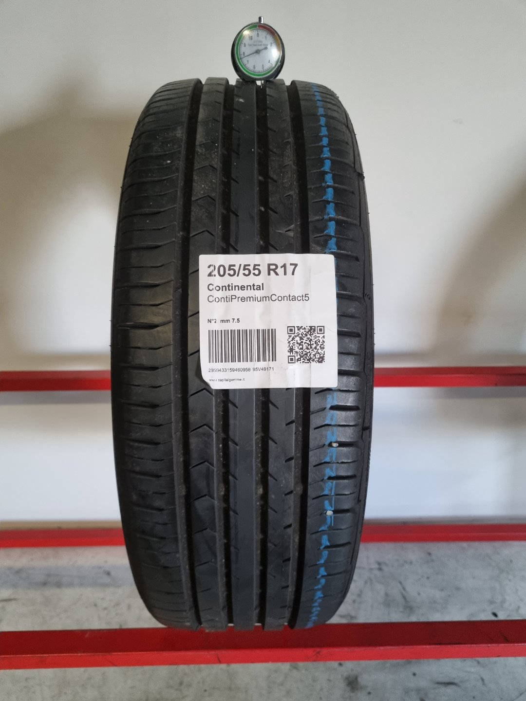 Gomma usata Continental ContiPremiumContact5 205/55 R17 Estiva - Capital Gomme
