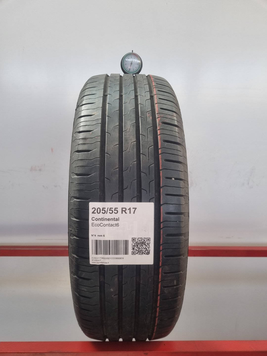 Gomma usata Continental EcoContact6 205/55 R17 Estiva - Capital Gomme