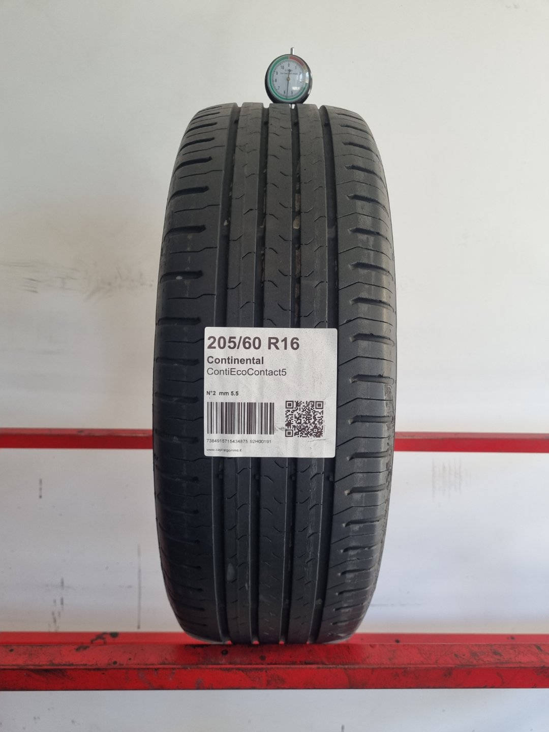 Gomma usata Continental ContiEcoContact5 205/60 R16 Estiva - Capital Gomme