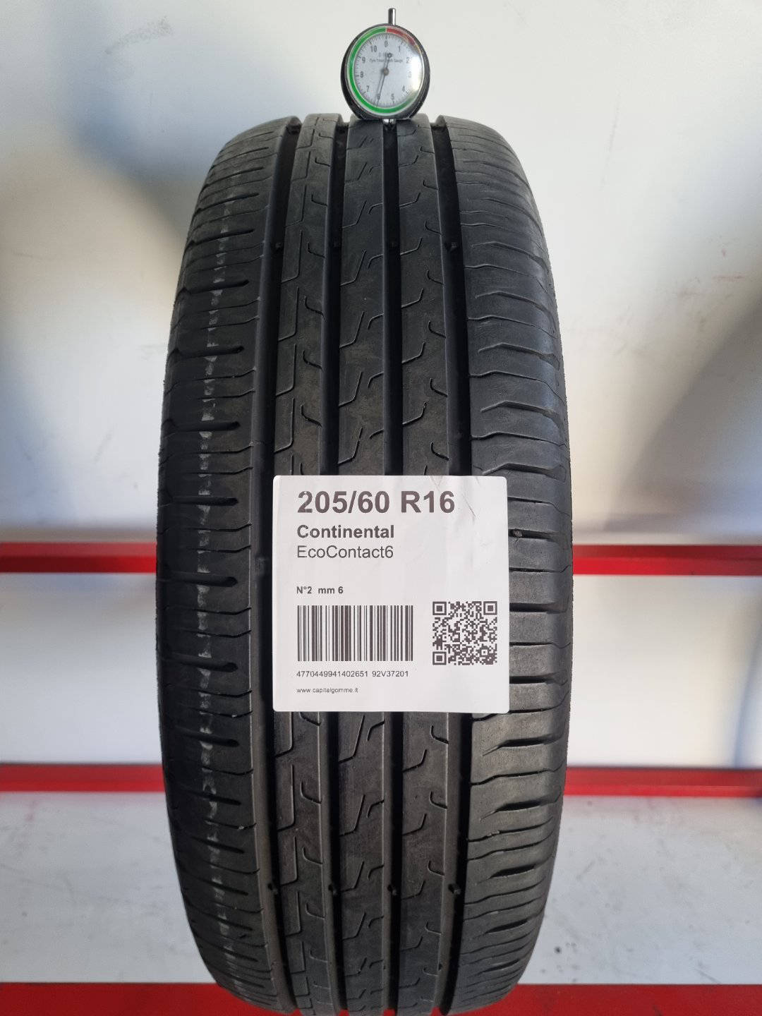 Gomma usata Continental EcoContact6 205/60 R16 Estiva - Capital Gomme