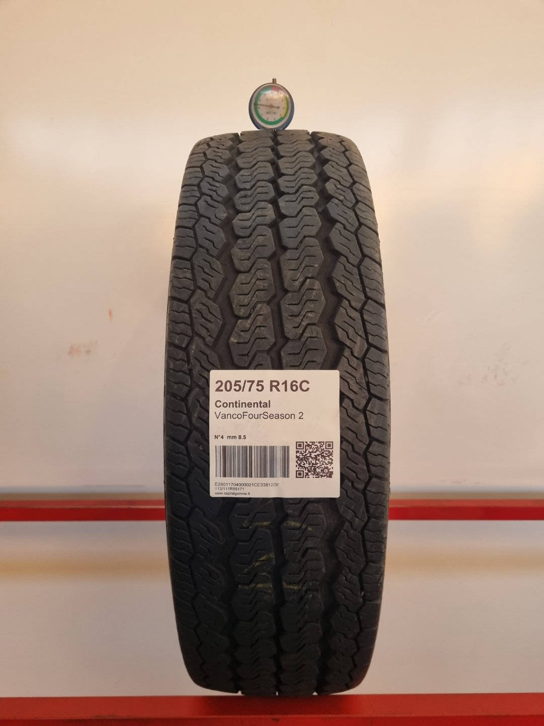 Gomma usata Continental VancoFourSeason 2 205/75 R16 Quattro Stagioni - Capital Gomme