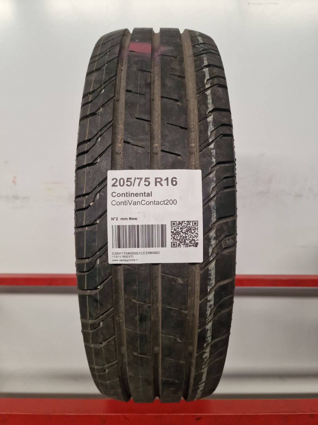 Gomma usata Continental ContiVanContact200 205/75 R16 Estiva - Capital Gomme