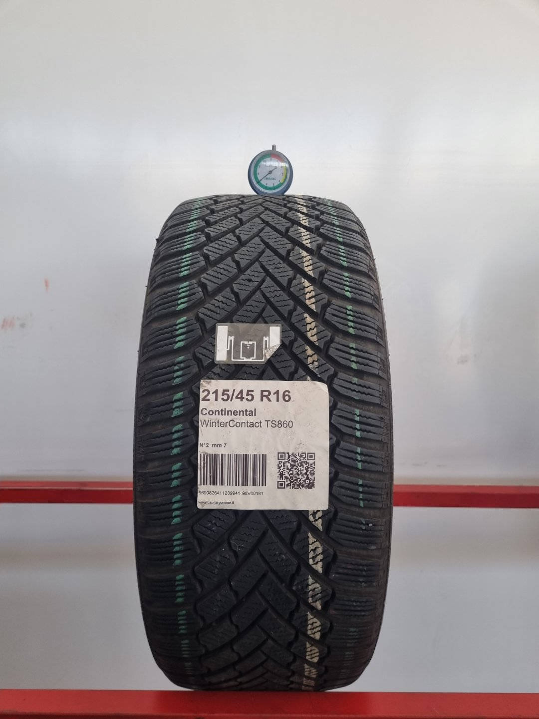 Gomma usata Continental WinterContact TS860 215/45 R16 Invernale - Capital Gomme