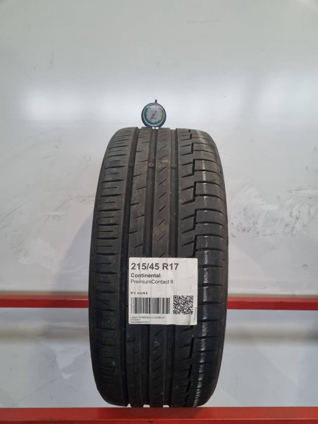 Gomma usata Continental PremiumContact 6 215/45 R17 Estiva - Capital Gomme