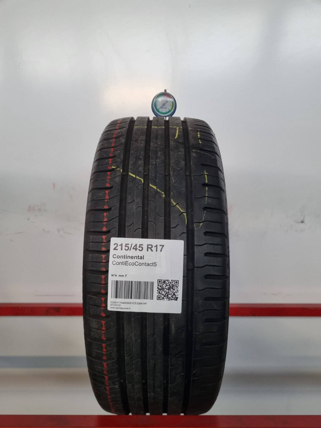 Gomma usata Continental ContiEcoContact5 215/45 R17 Estiva - Capital Gomme
