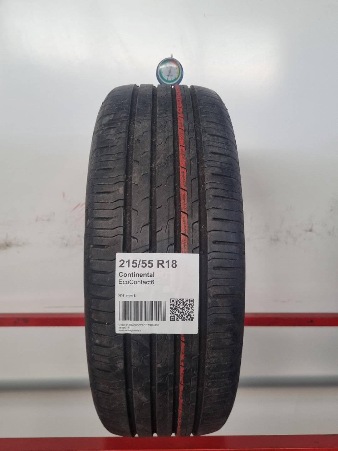 Gomma usata Continental EcoContact6 215/55 R18 Estiva - Capital Gomme