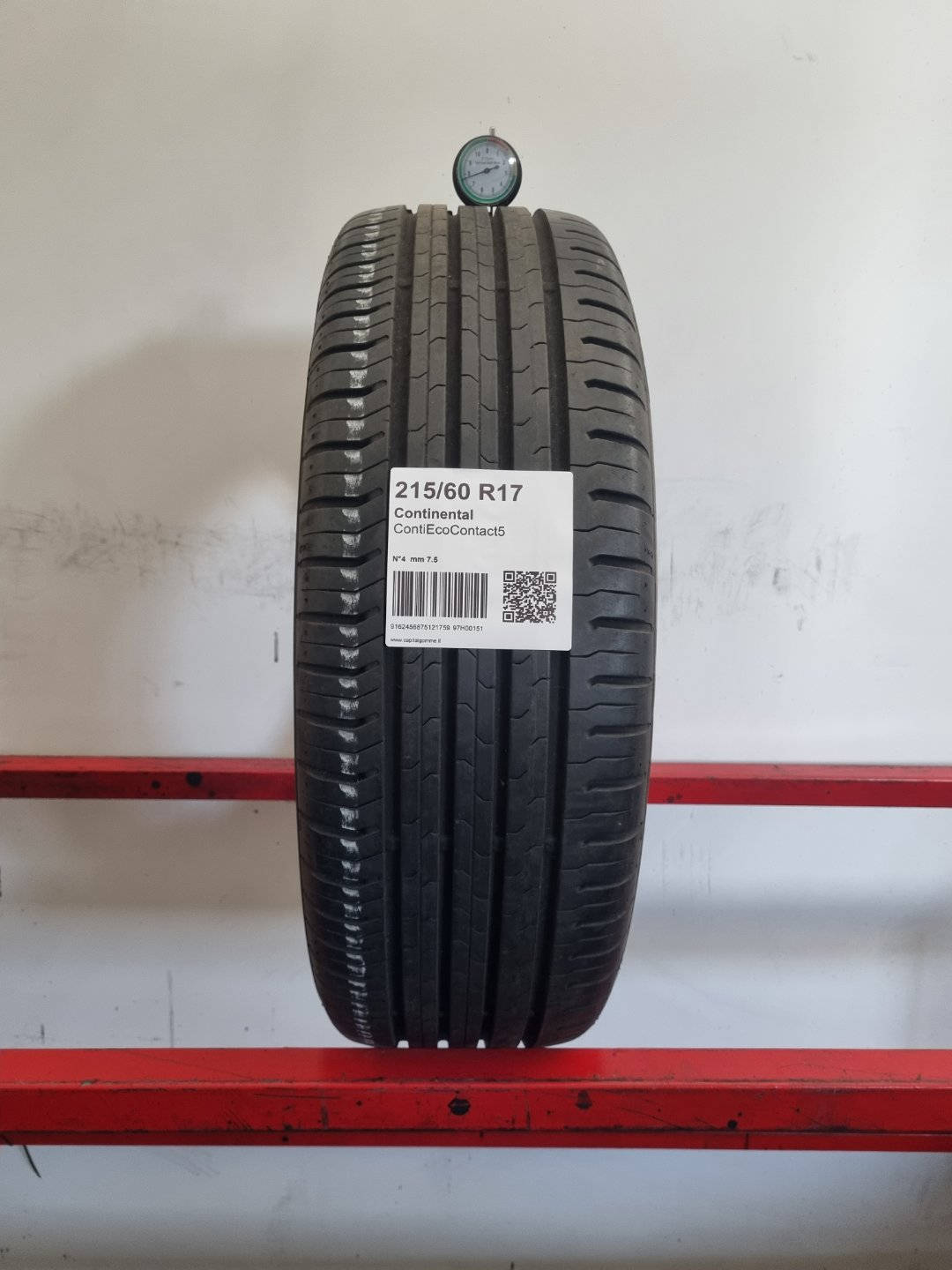 Gomma usata Continental ContiEcoContact5 215/60 R17 Estiva - Capital Gomme