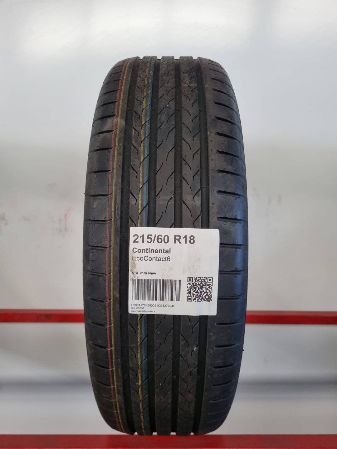 Gomma usata Continental EcoContact6 215/60 R18 Estiva - Capital Gomme