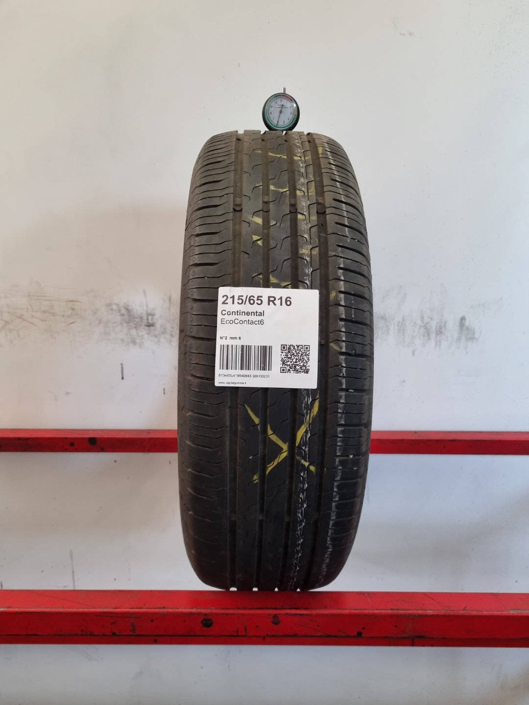 Gomma usata Continental EcoContact6 215/65 R16 Estiva - Capital Gomme