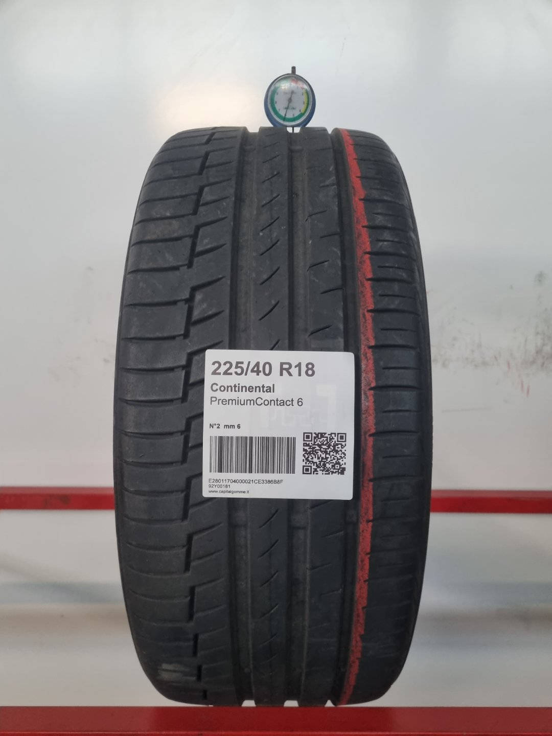 Gomma usata Continental PremiumContact 6 225/40 R18 Estiva - Capital Gomme
