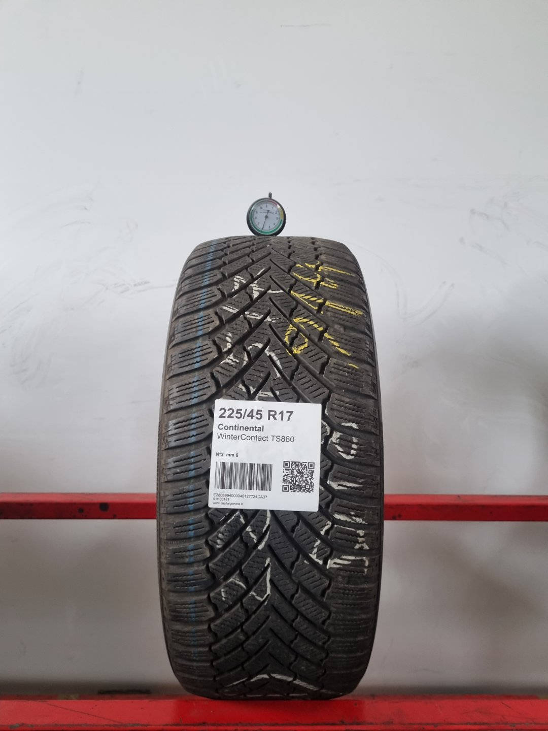 Gomma usata Continental WinterContact TS860 225/45 R17 Invernale - Capital Gomme