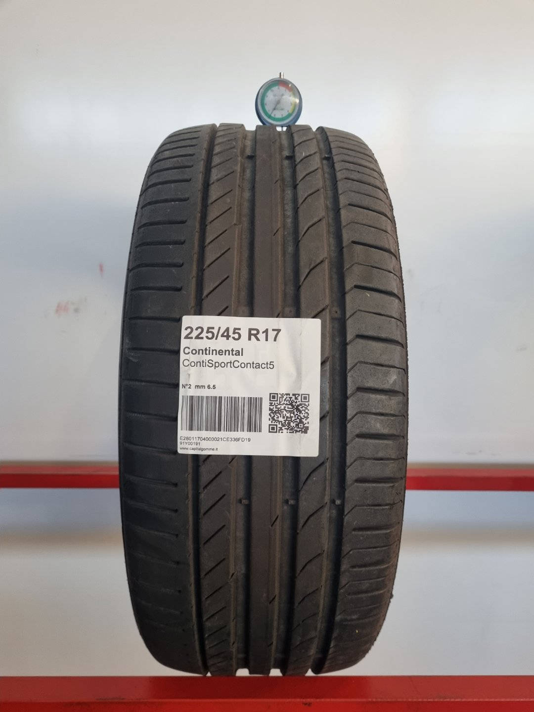 Gomma usata Continental ContiSportContact5 225/45 R17 Invernale - Capital Gomme
