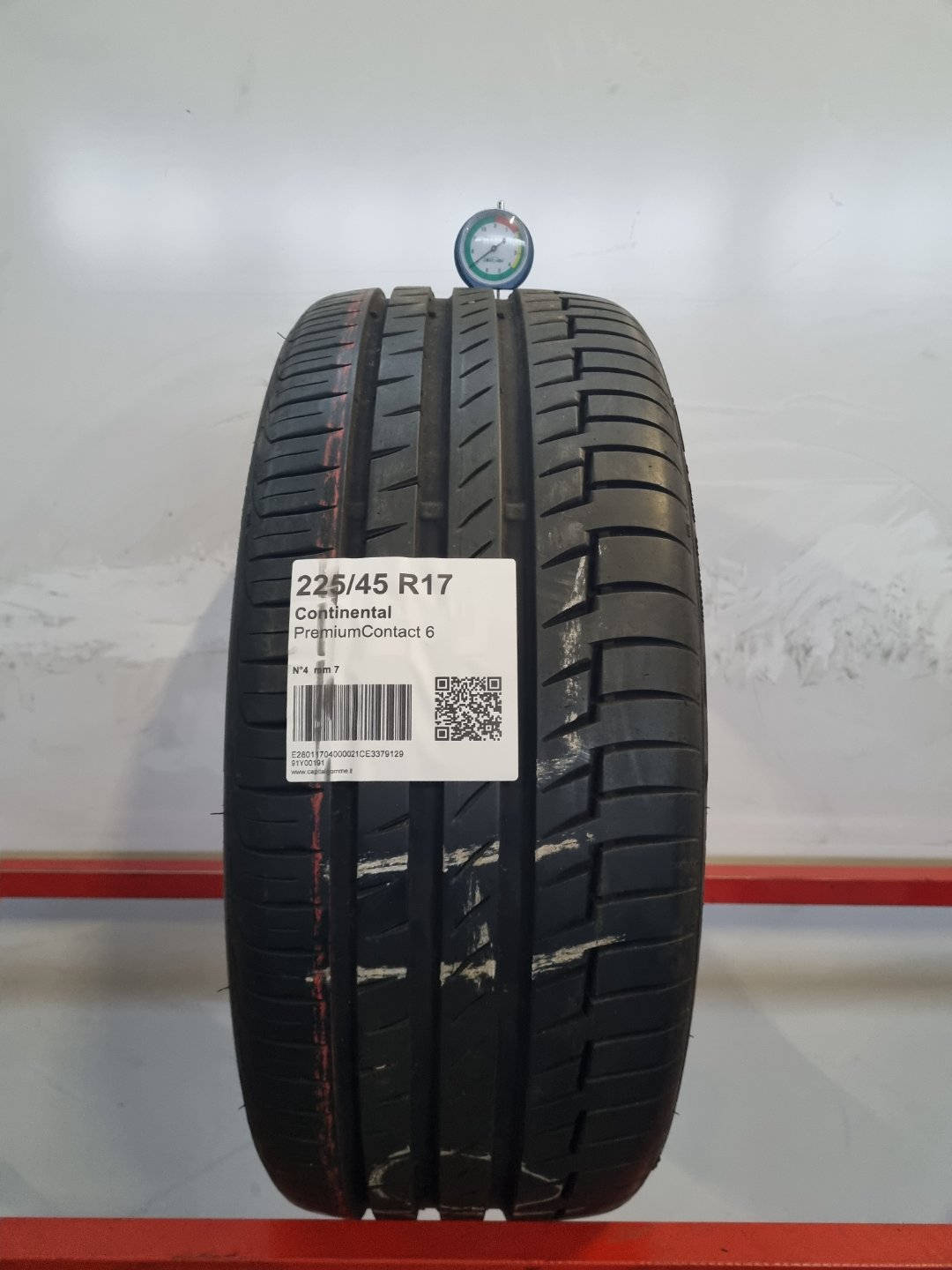 Gomma usata Continental PremiumContact 6 225/45 R17 Estiva - Capital Gomme
