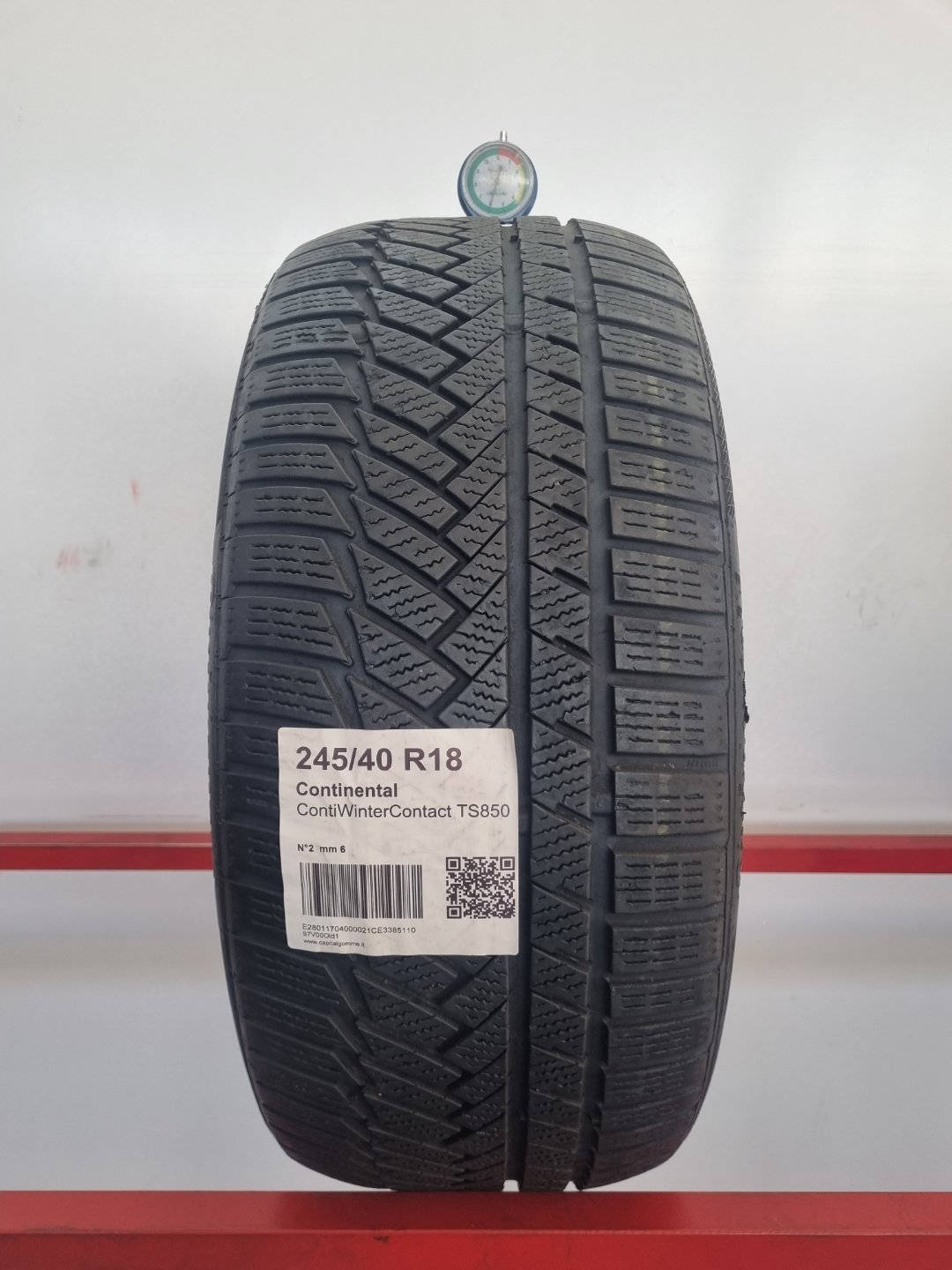 Gomma usata Continental ContiWinterContact TS850 245/40 R18 Invernale - Capital Gomme