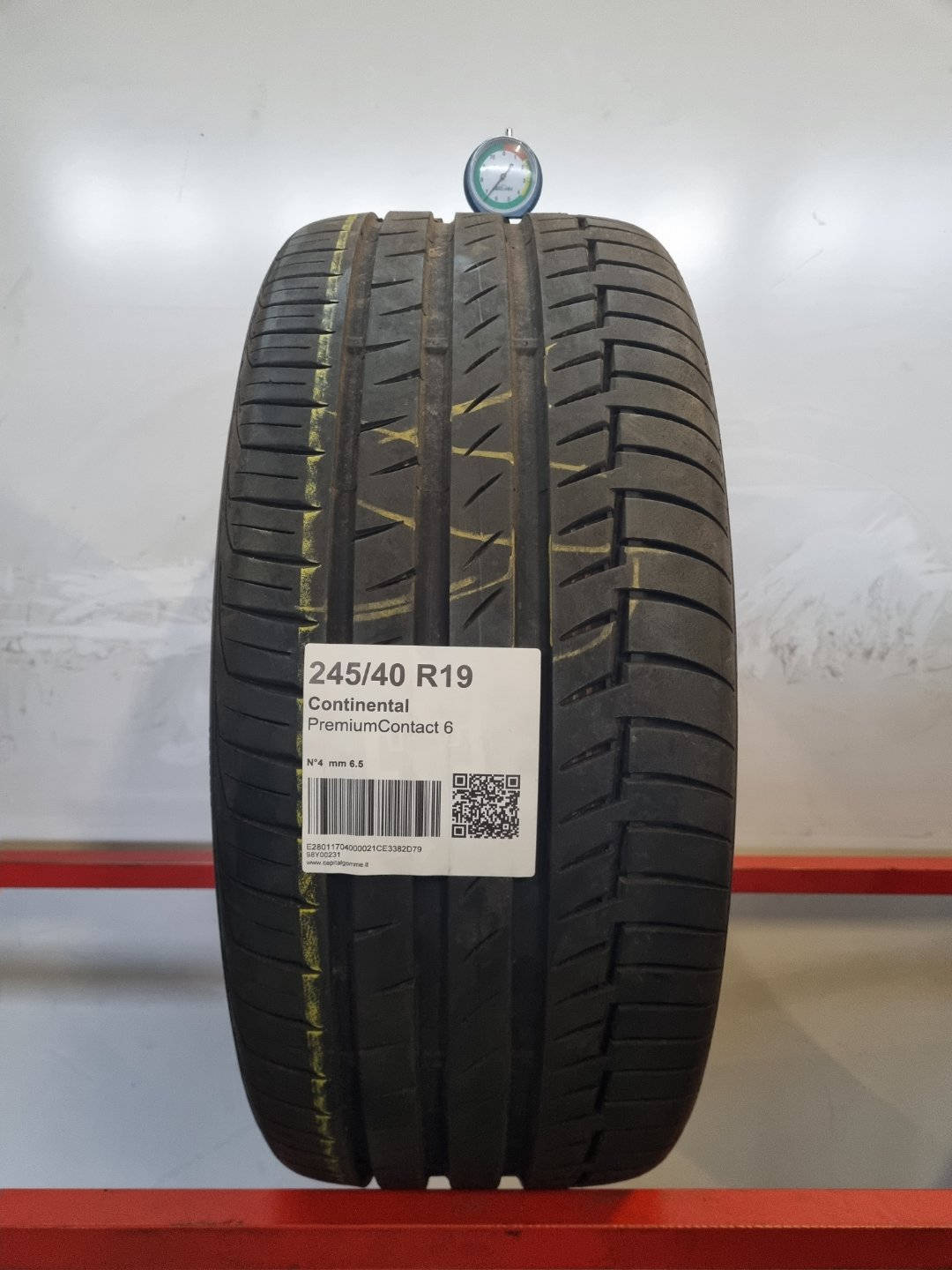 Gomma usata Continental PremiumContact 6 245/40 R19 Estiva - Capital Gomme