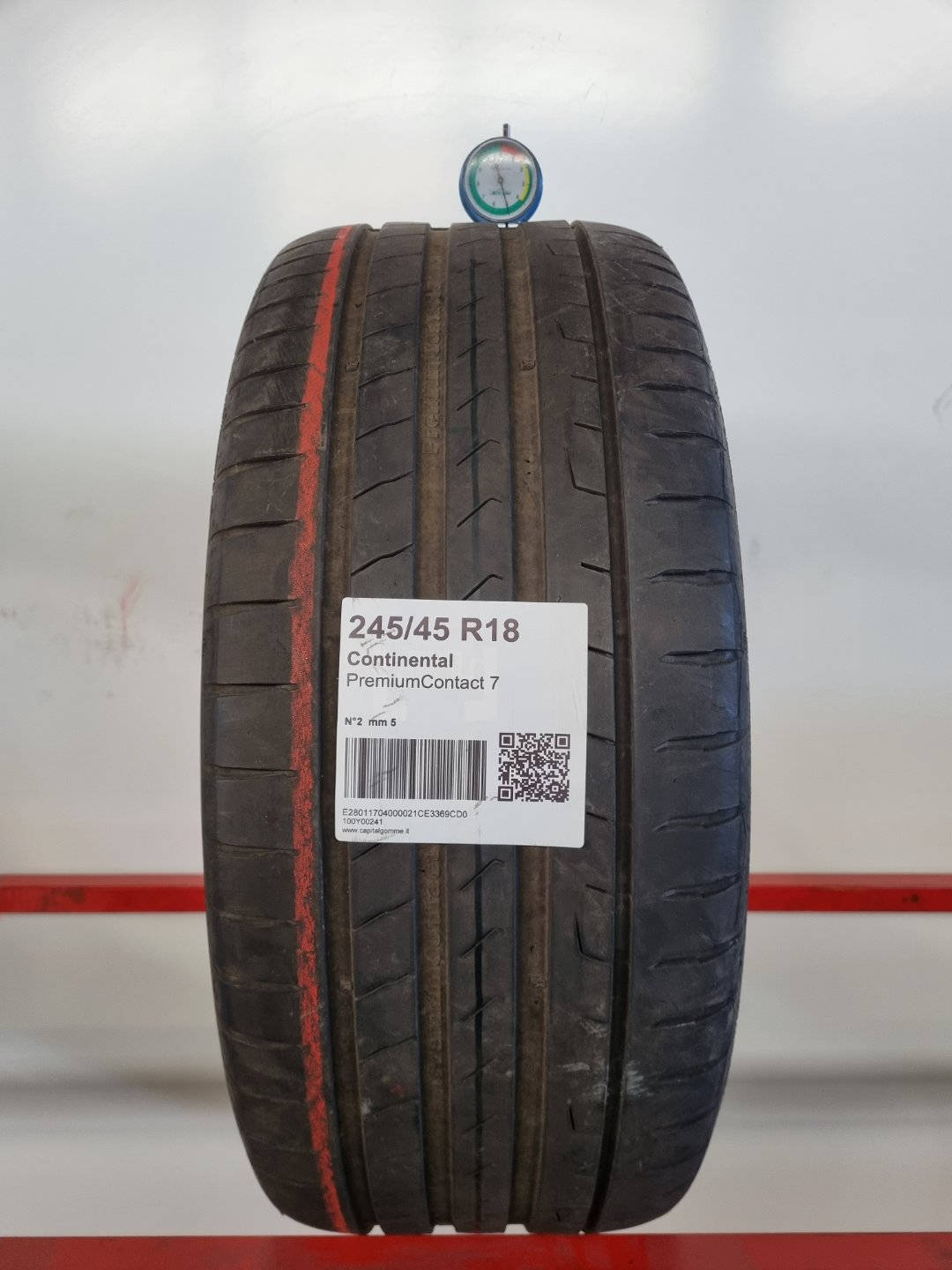 Gomma usata Continental PremiumContact 7 245/45 R18 Estiva - Capital Gomme