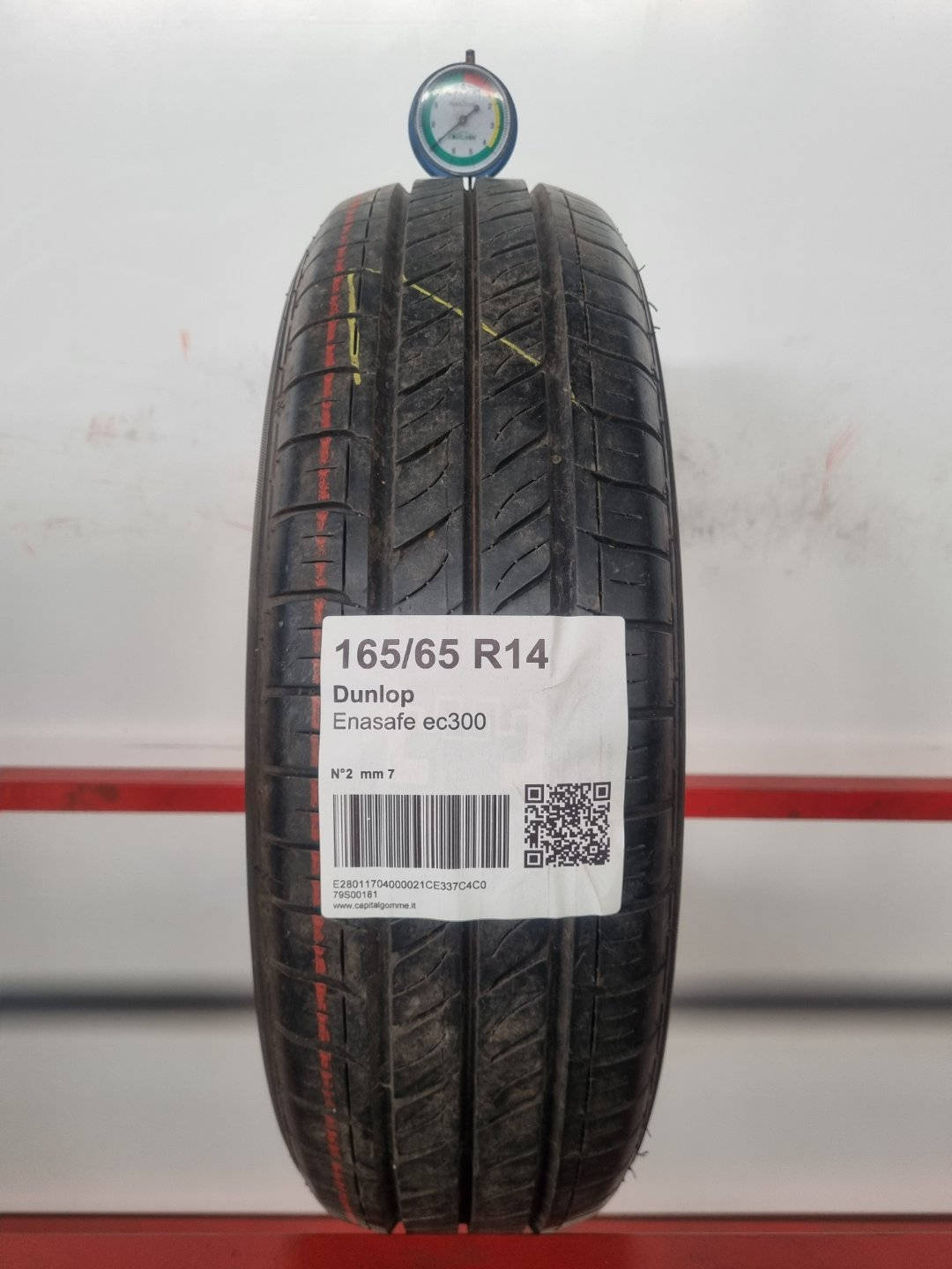 Gomma usata Dunlop Enasafe ec300 165/65 R14 Estiva - Capital Gomme