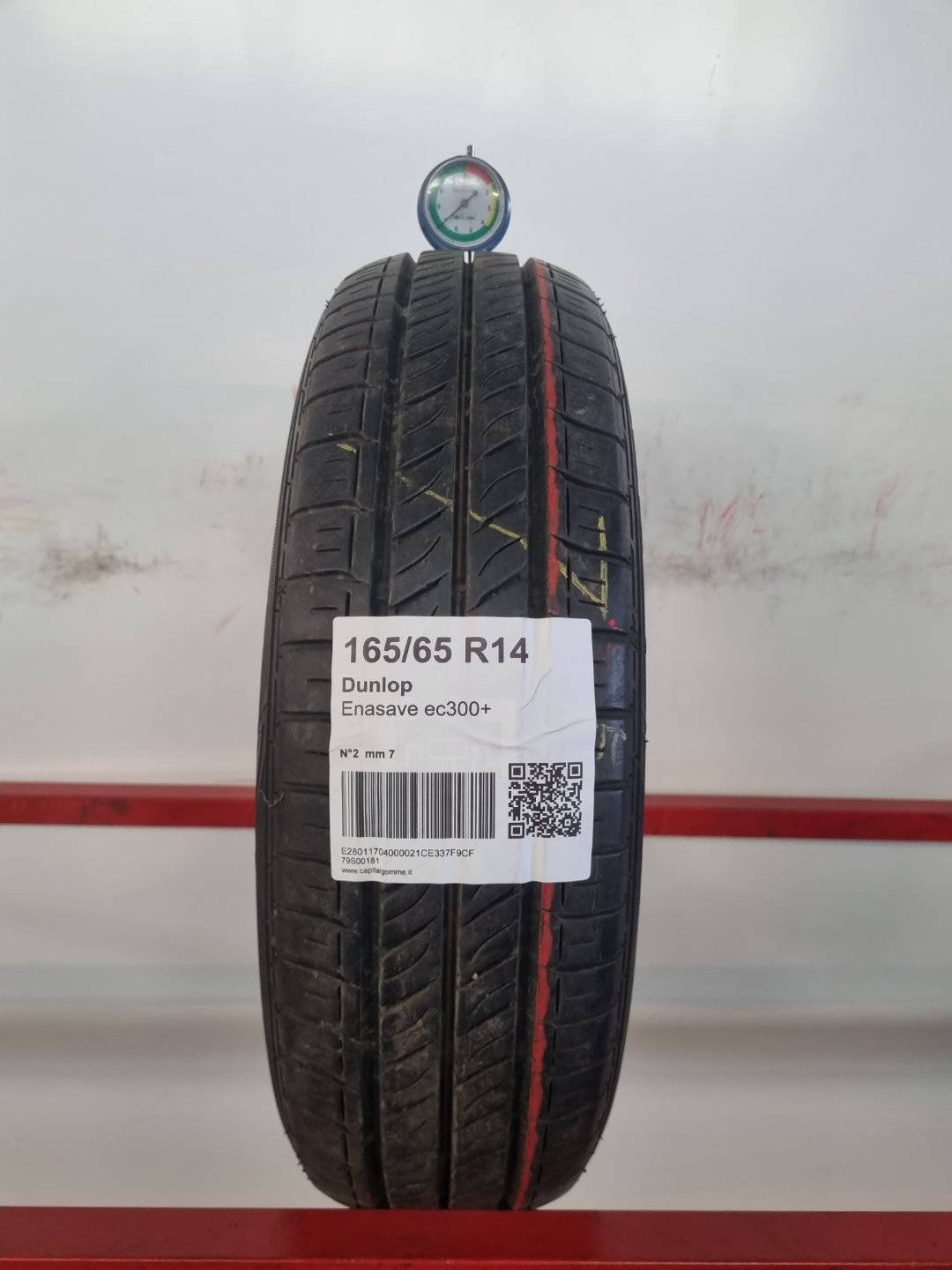 Gomma usata Dunlop Enasave ec300+ 165/65 R14 Estiva - Capital Gomme