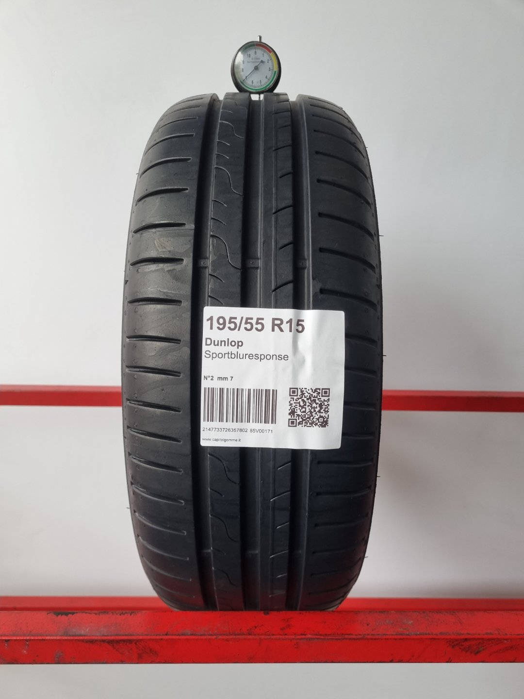 Gomma usata Dunlop Sportbluresponse 195/55 R15 Estiva - Capital Gomme