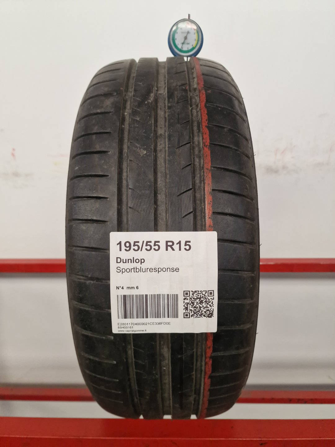 Gomma usata Dunlop Sportbluresponse 195/55 R15 Estiva - Capital Gomme