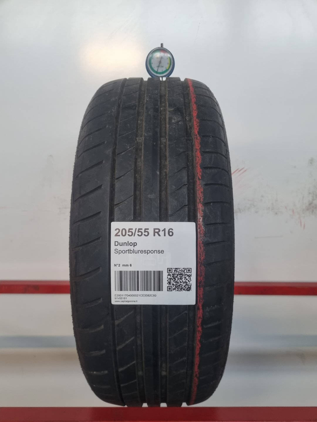 Gomma usata Dunlop Sportbluresponse 205/55 R16 Estiva - Capital Gomme