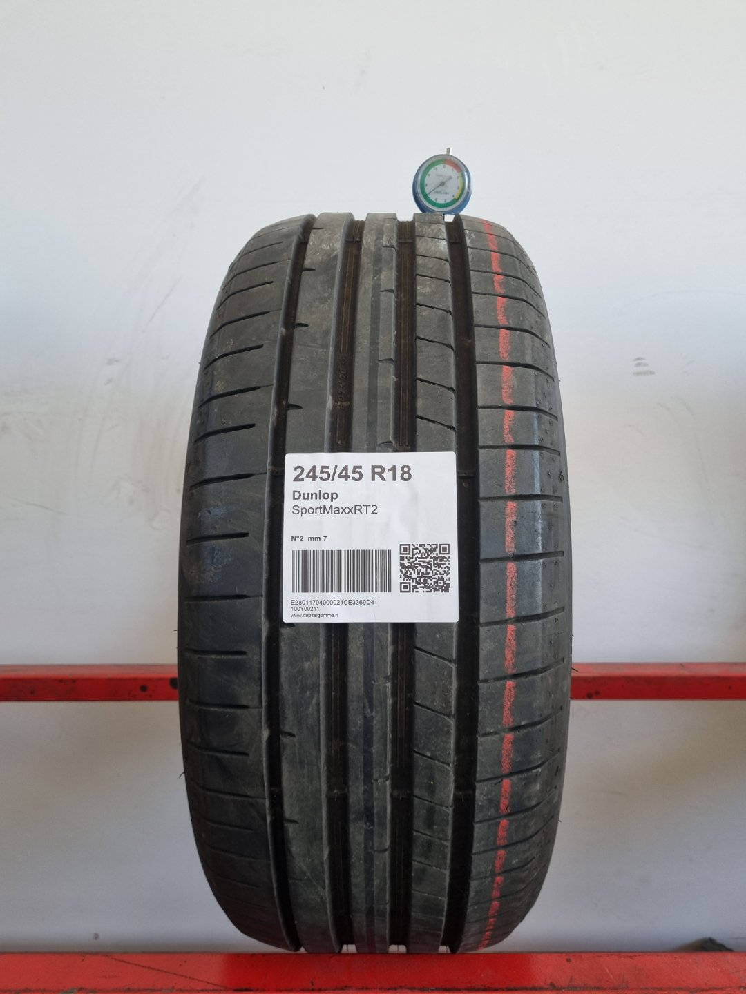 Gomma usata Dunlop SportMaxxRT2 245/45 R18 Estiva - Capital Gomme