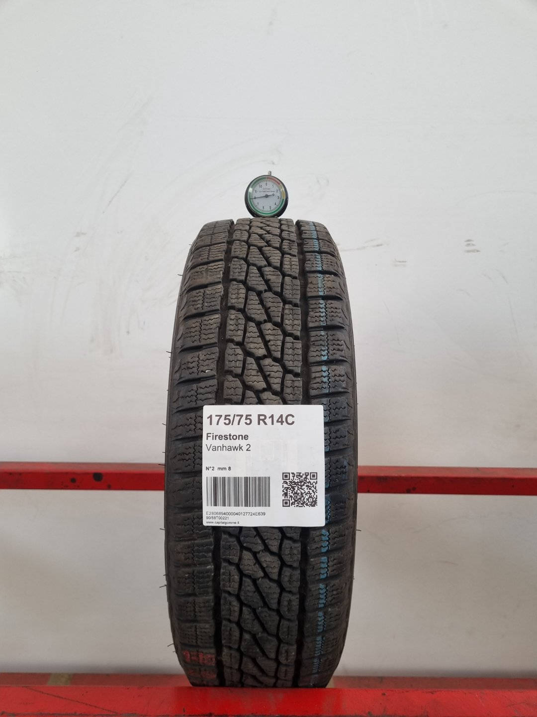 Gomma usata Firestone Vanhawk 2 175/75 R14 Invernale - Capital Gomme