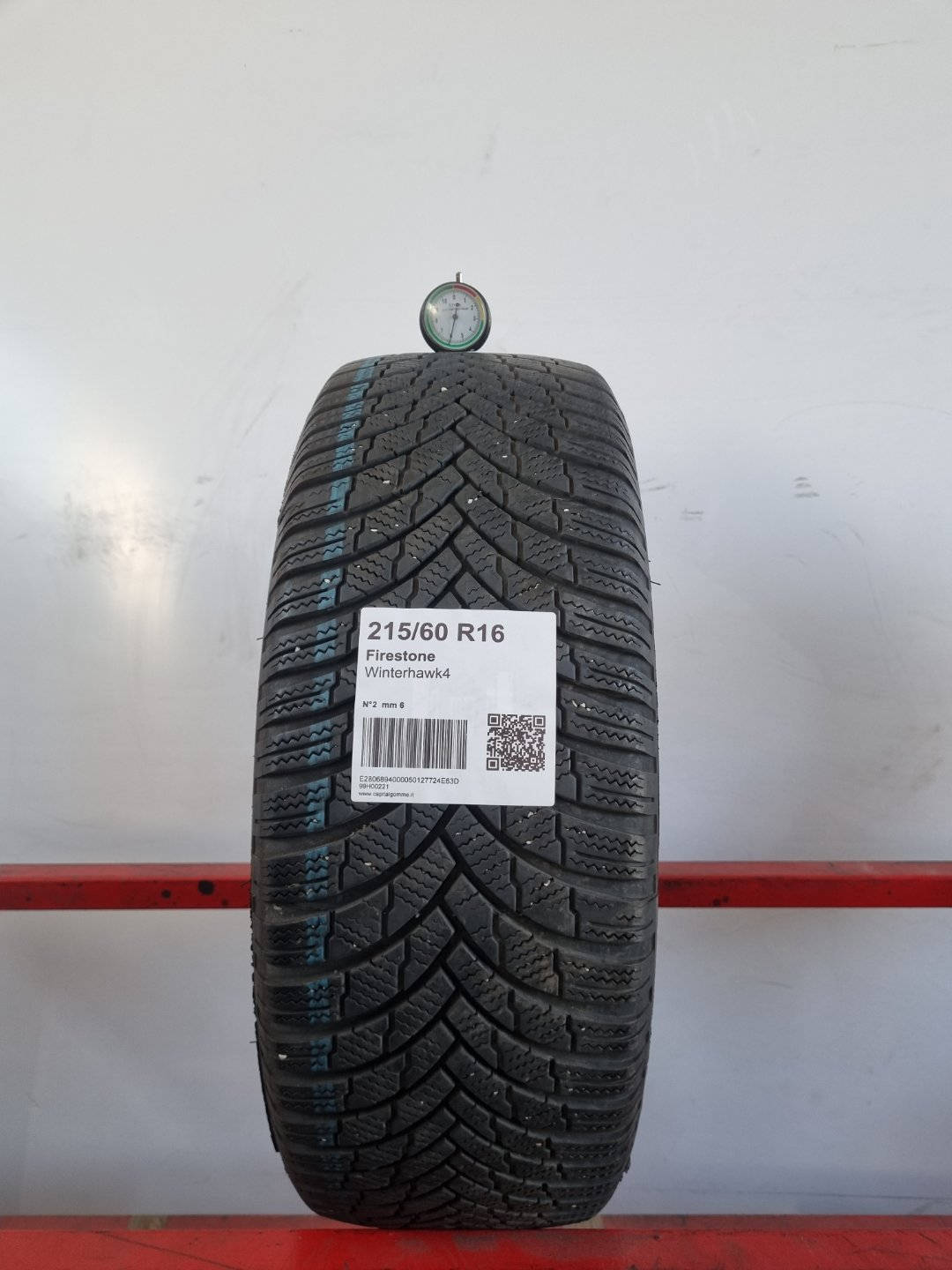 Gomma usata Firestone Winterhawk4 215/60 R16 Invernale - Capital Gomme
