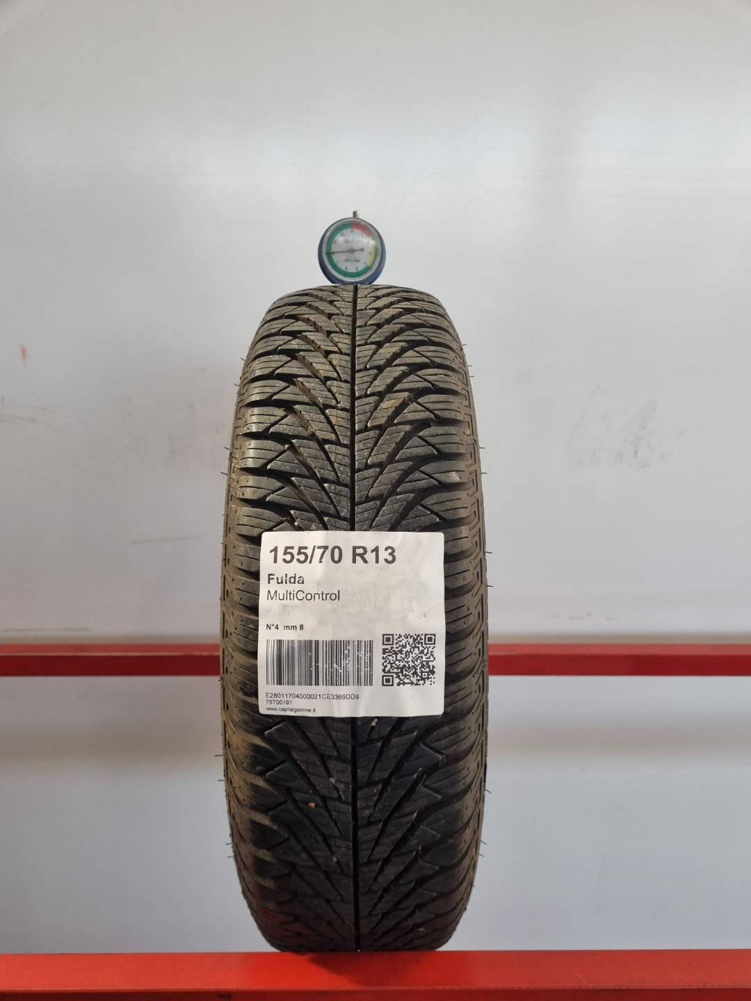 Gomma usata Fulda MultiControl 155/70 R13 Quattro Stagioni - Capital Gomme